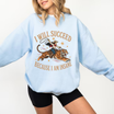 "I Will Succeed Because I Am Insane" Cowgirl Tiger Fleece Sweatshirt