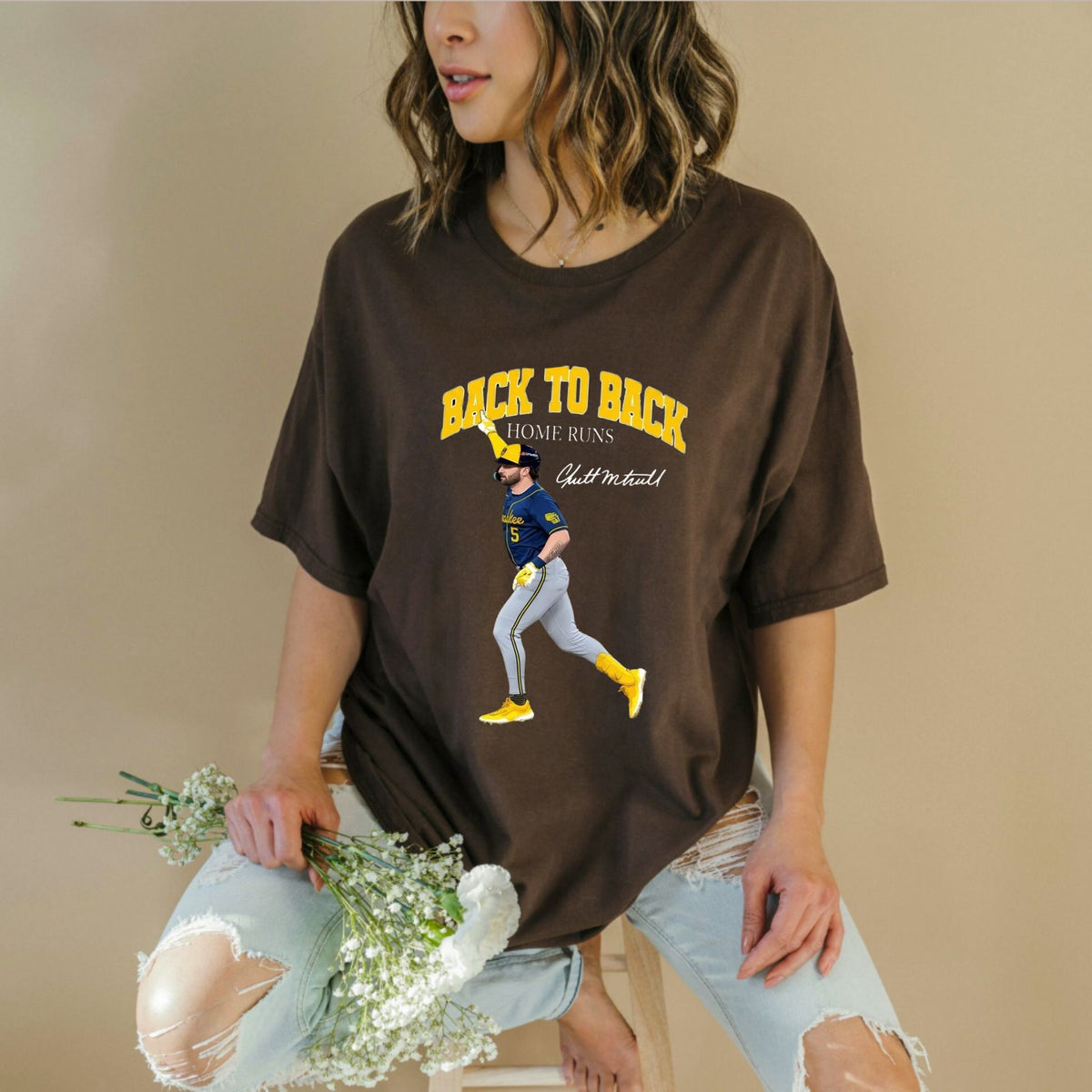 Back To Back Home Run Hero T-Shirt – Funny Baseball Stadium Game Day Graphic Tee - Hiyamart