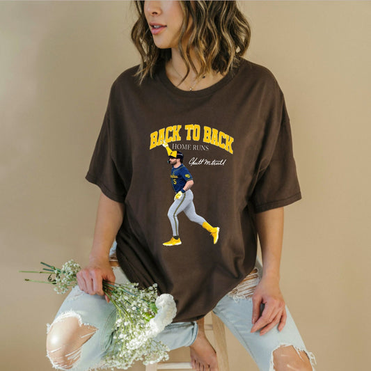 Back To Back Home Run Hero T-Shirt – Funny Baseball Stadium Game Day Graphic Tee - Hiyamart