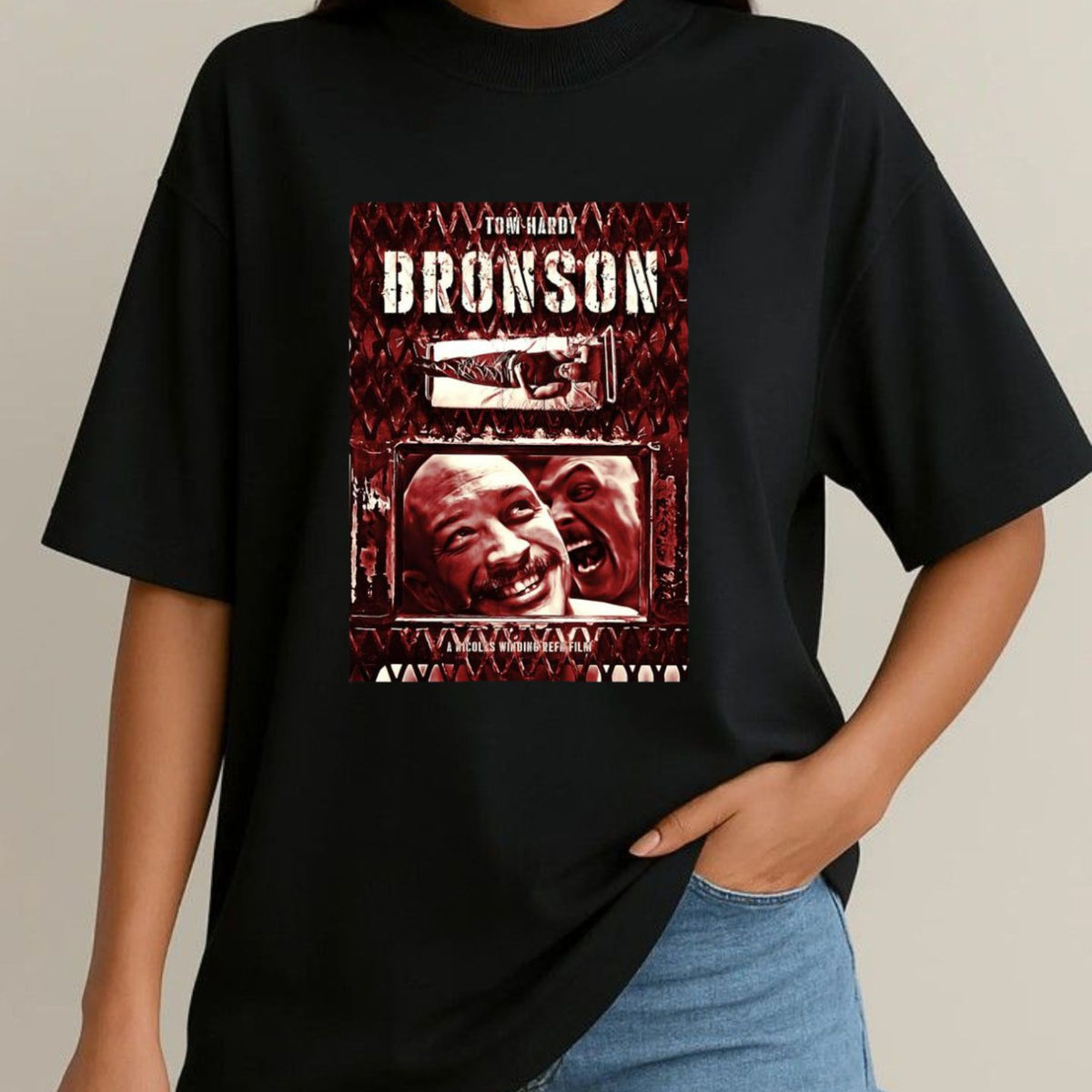 Cult Classic Movie Top – Bronson Retro Action Graphic Apparel - Hiyamart
