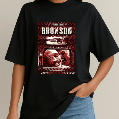 Cult Classic Movie Top – Bronson Retro Action Graphic Apparel - Hiyamart