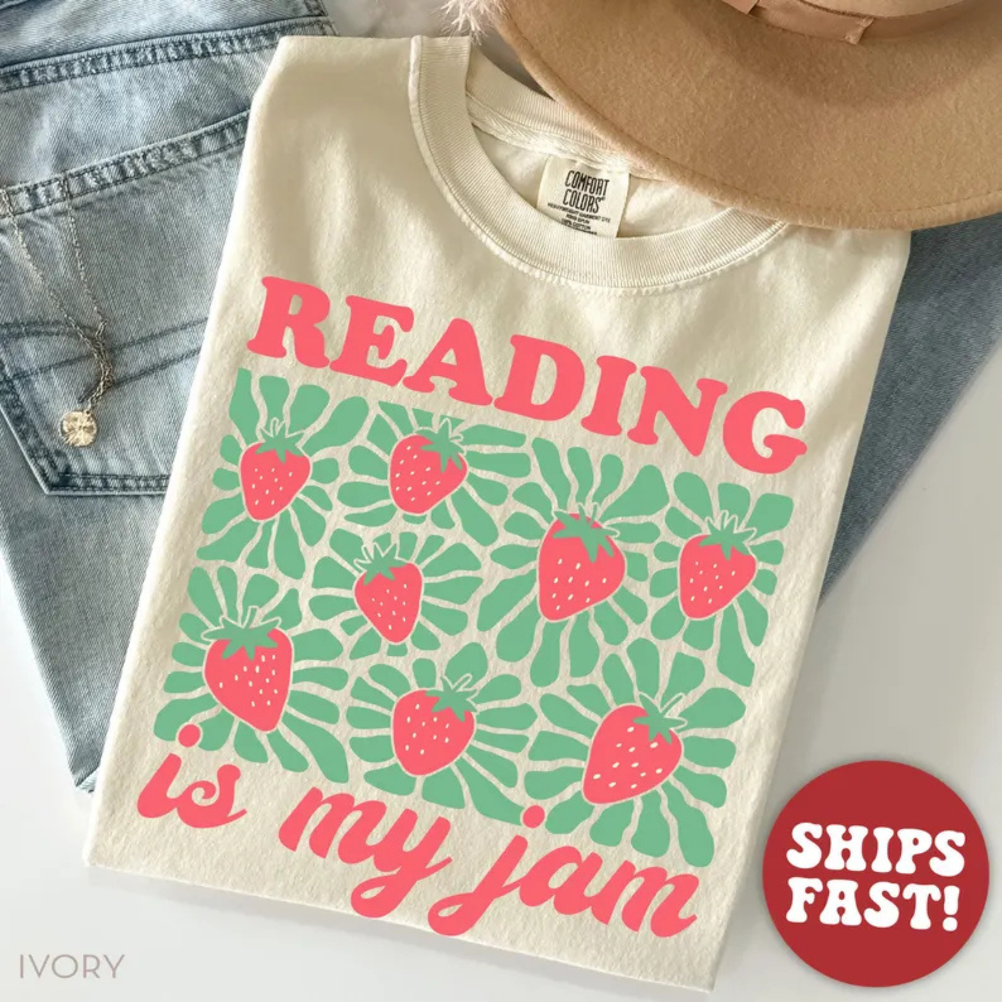 Front view of the Read Banned Books Vintage Graphic Tee featuring the retro typography artwork on a comfortable unisex t-shirt - hiya mart