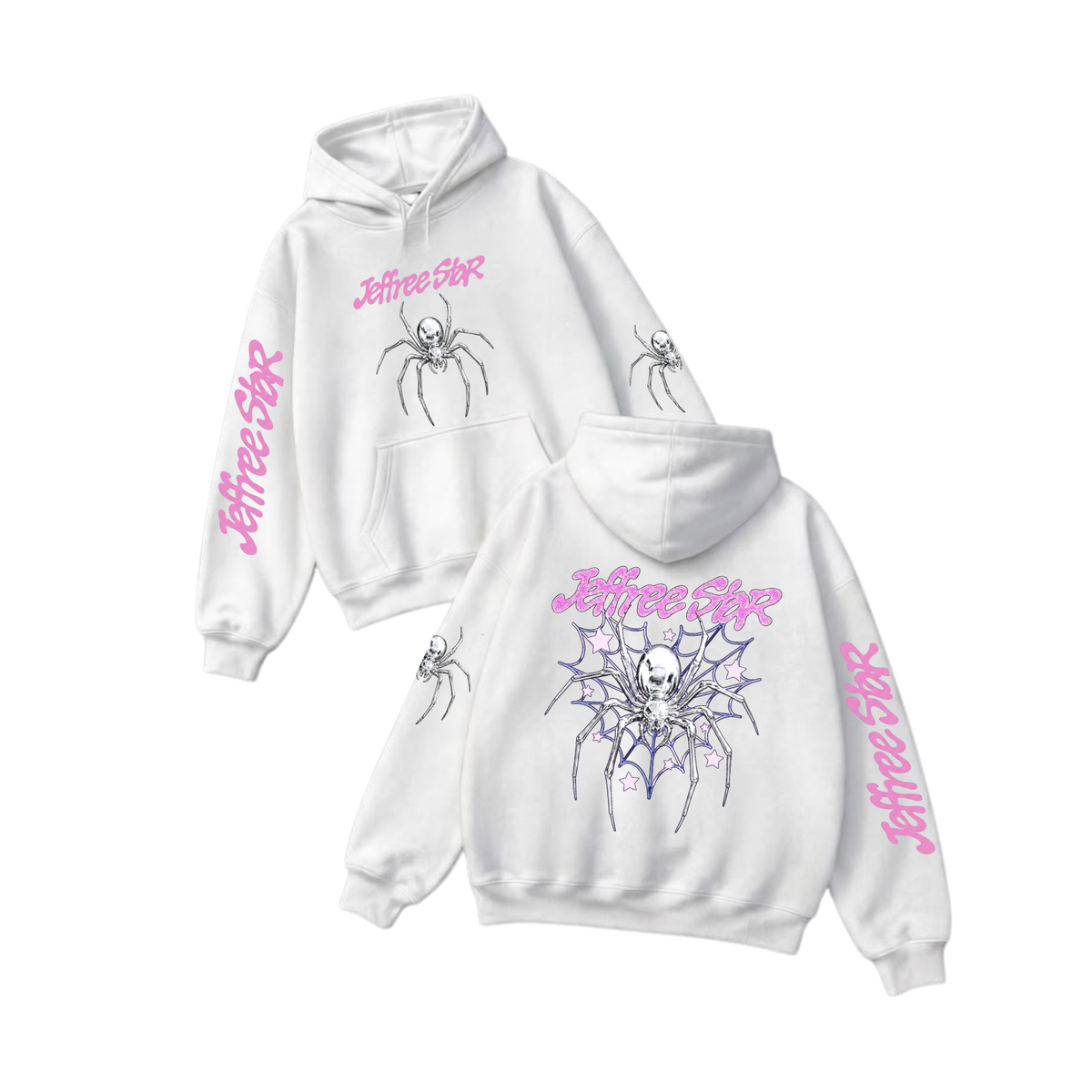 Front view of the neon cyber grid hoodie displaying webmaster liquid chrome graphic artwork across the chest of a dark fleece hoodie. - dogmomhat