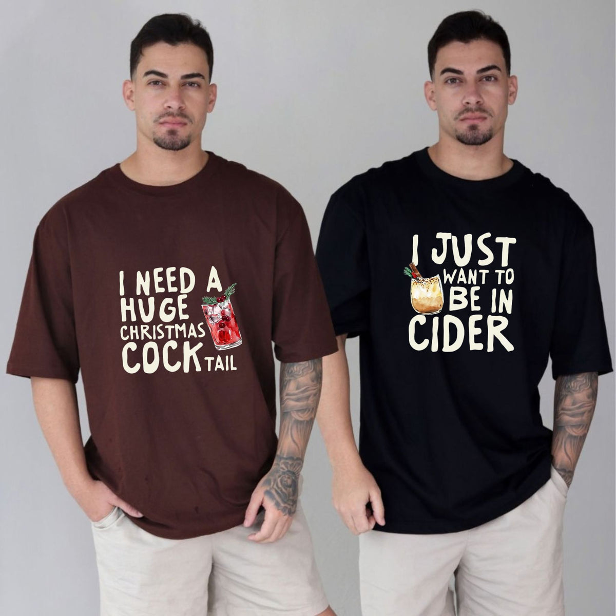 Naughty List Festive Humor Shirt – Comfort Colors Inappropriate Christmas Couple Tee - Hiyamart