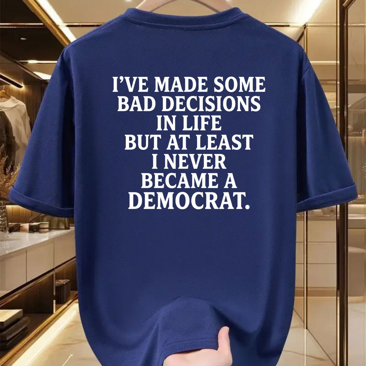 Questionable Life Choices Club T-Shirt – Funny Political Satire Graphic Tee - Hiyamart