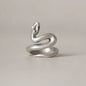 925 Sterling Silver Snake Frosted Adjustable Rings For Women Engagement Jewelry Accessories Wholesale Money 925 Jewellery