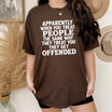 Shop this parke horizon tee. Soft cotton t-shirt featuring hilarious 'Apparently when you treat people the same way...' sarcastic quote typography. Printed in USA! - hiyamart