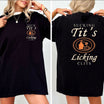 Titos & Clams Social Club T-Shirt – Double-Sided Party Night Humor Graphic Tee - Hiyamart