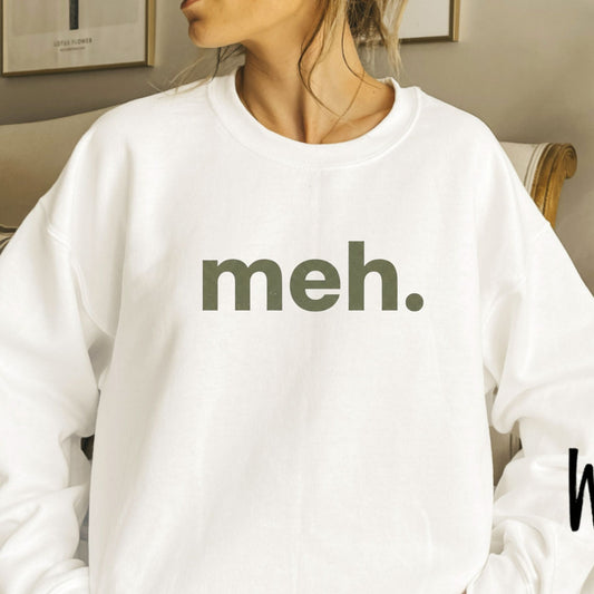 Unbothered Mood Sweatshirt – Minimalist Funny Graphic Crewneck - Hiyamart