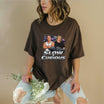 Vintage Car Parody Top – Slow & Curious Funny Graphic Apparel - Hiyamart