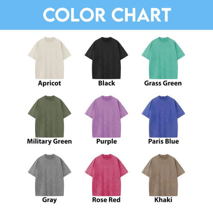 Retro Anime Anti-Magic Heavyweight Washed Graphic T-Shirt